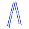 Thang nhôm gấp đa năng 4 đoạn Advindeq ADM104 - blue